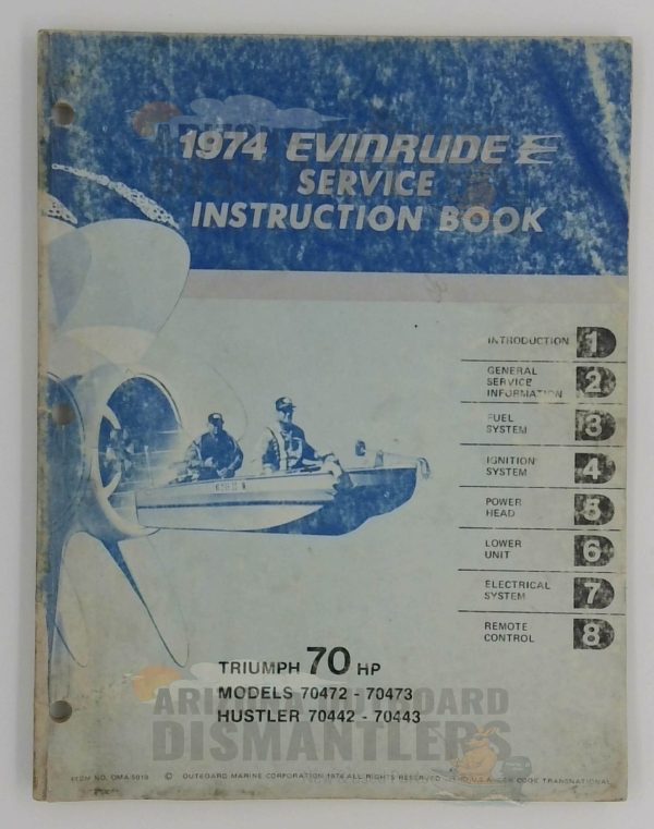 5019 – Evinrude 1974  70HP Service Manual